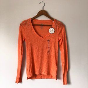 NEW So | coral long sleeve tee